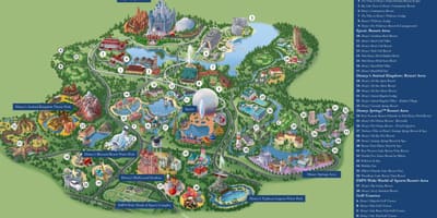 מפה של WDW